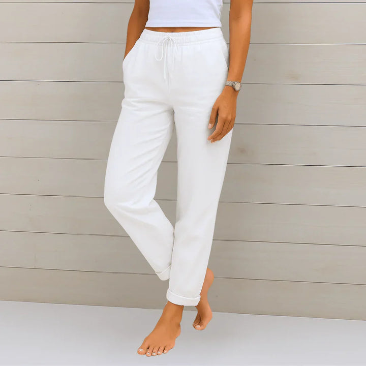 Lena | Pantalon fluide à taille élastique