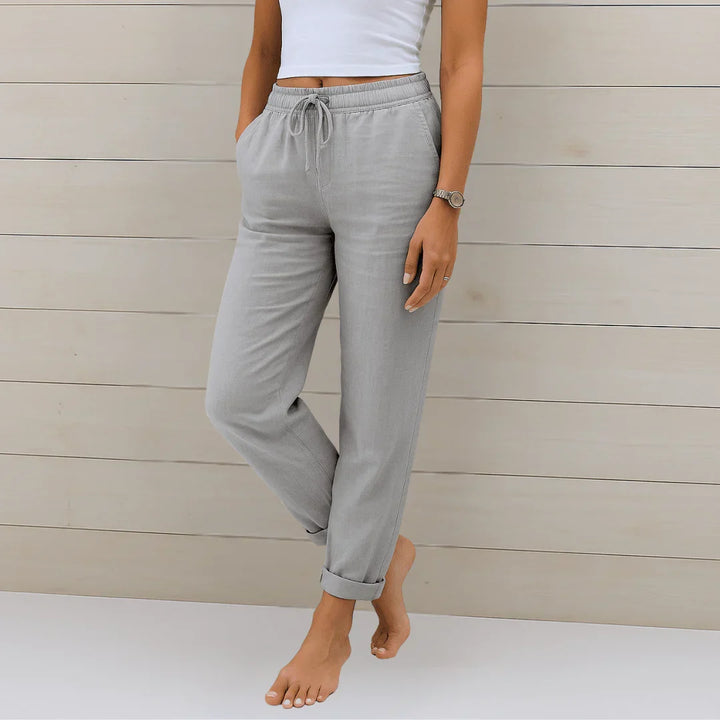 Lena | Pantalon fluide à taille élastique