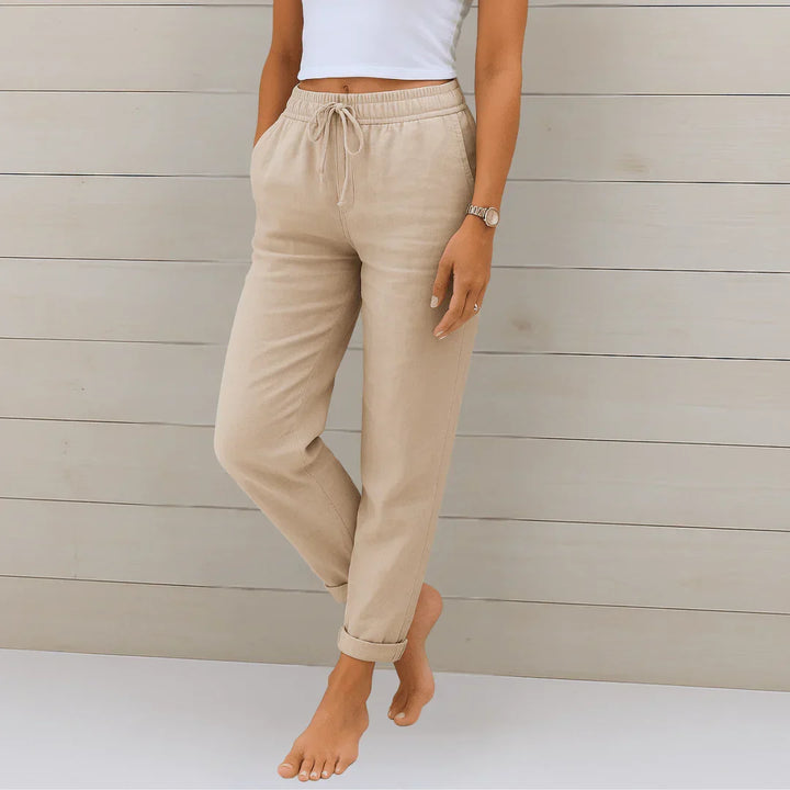 Lena | Pantalon fluide à taille élastique