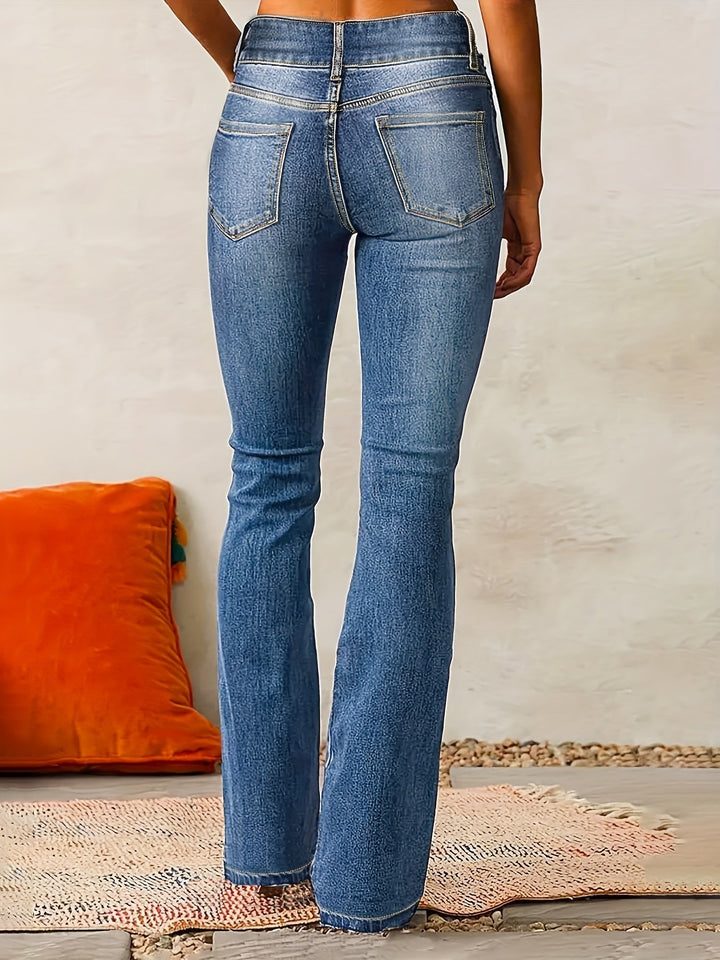 Ariane | Jean évasé taille haute stretch