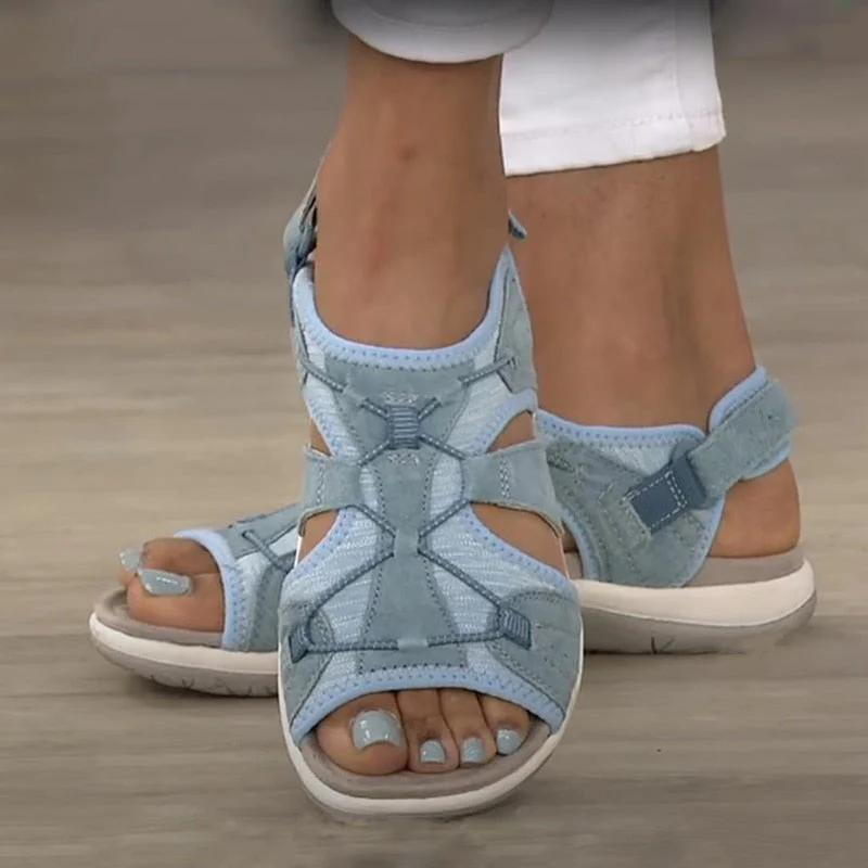 Sandales Orthopédiques Ursula en Cuir Élégant - Maison Claire et Sylvie