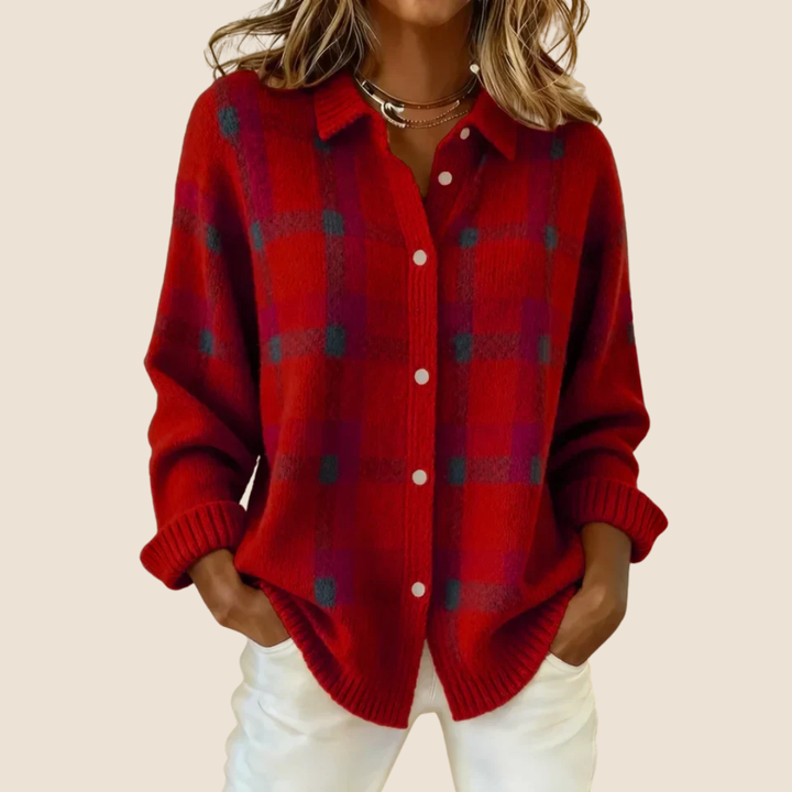Tatiana | Chemise à Carreaux Douce et Chaleureuse