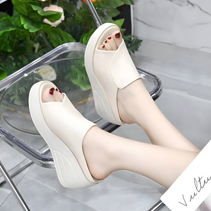 Sandales Orthopédiques Xanthe en Cuir Élégant et Confortable