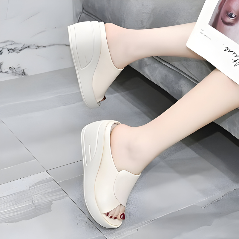 Sandales Orthopédiques Xanthe en Cuir Élégant et Confortable