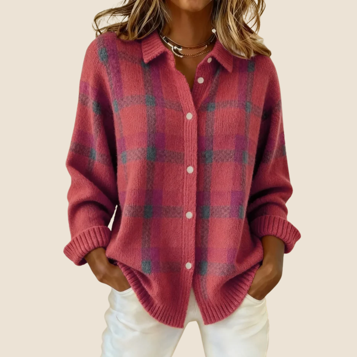 Tatiana | Chemise à Carreaux Douce et Chaleureuse