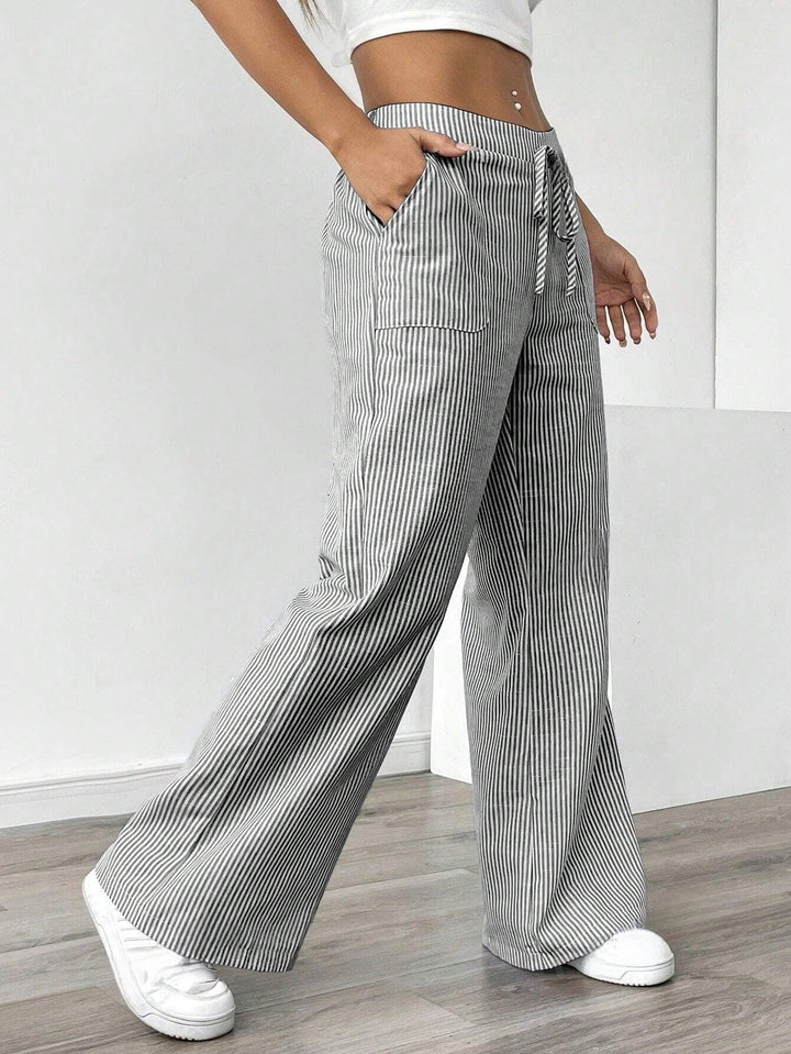 Noël | Pantalon large à rayures
