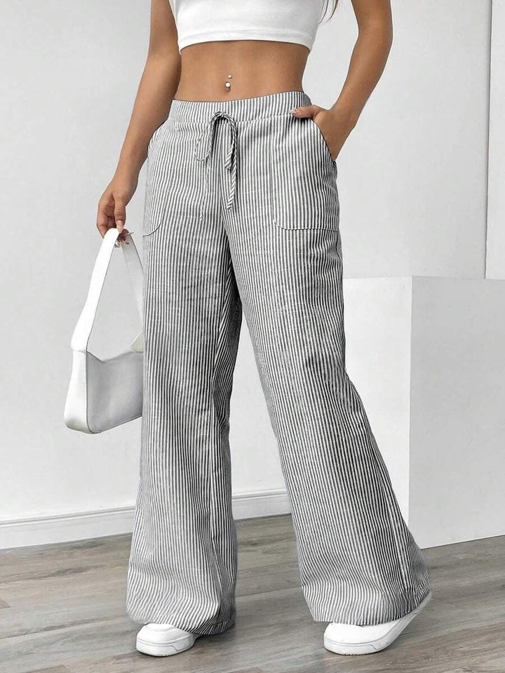 Noël | Pantalon large à rayures