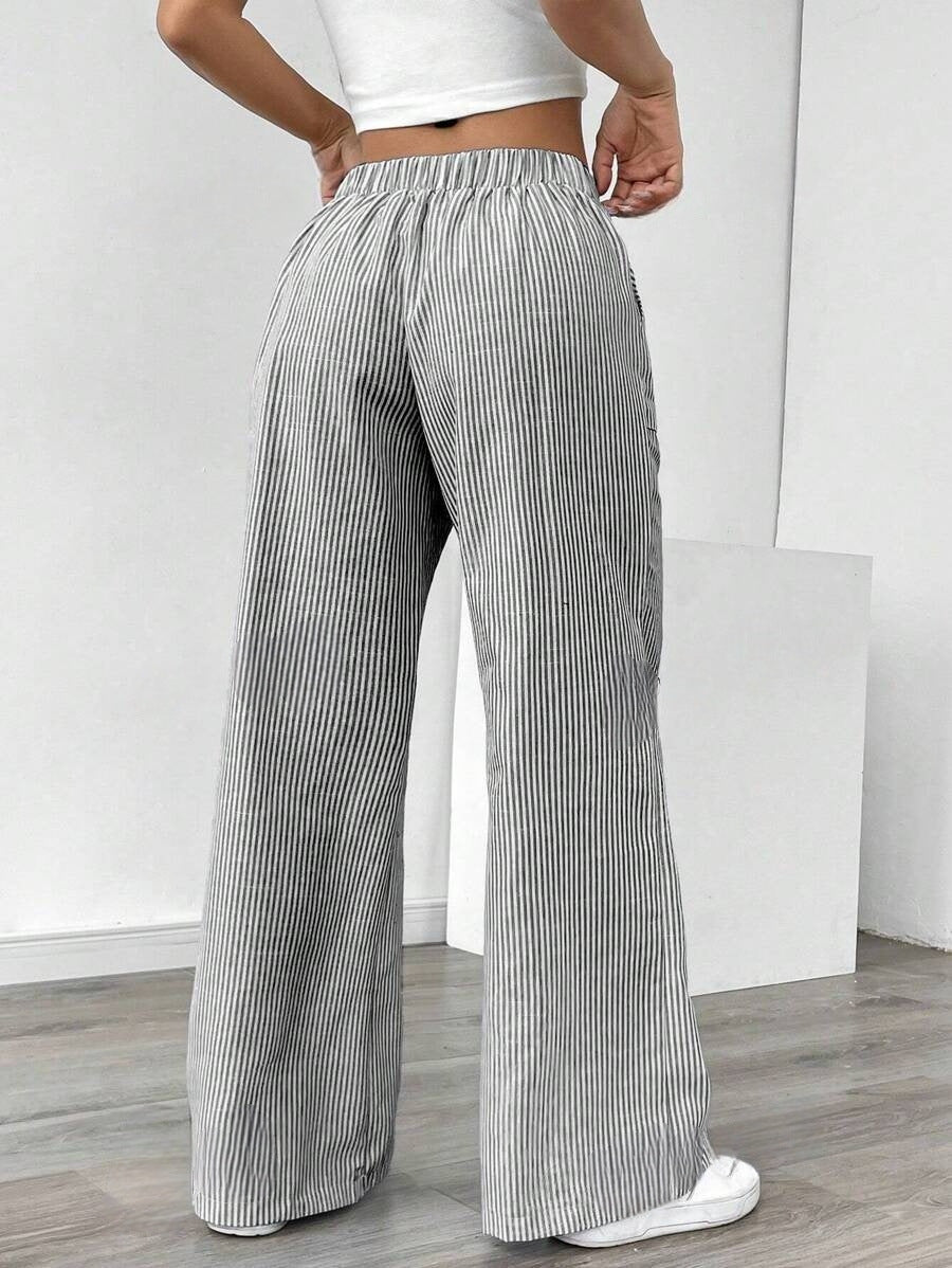 Noël | Pantalon large à rayures