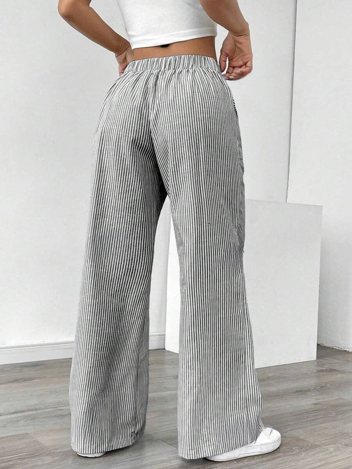 Noël | Pantalon large à rayures