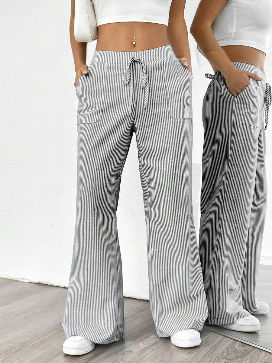 Noël | Pantalon large à rayures