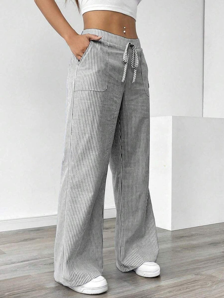 Noël | Pantalon large à rayures