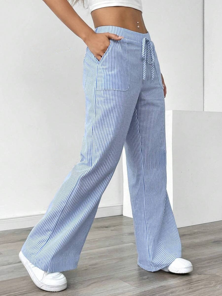 Noël | Pantalon large à rayures
