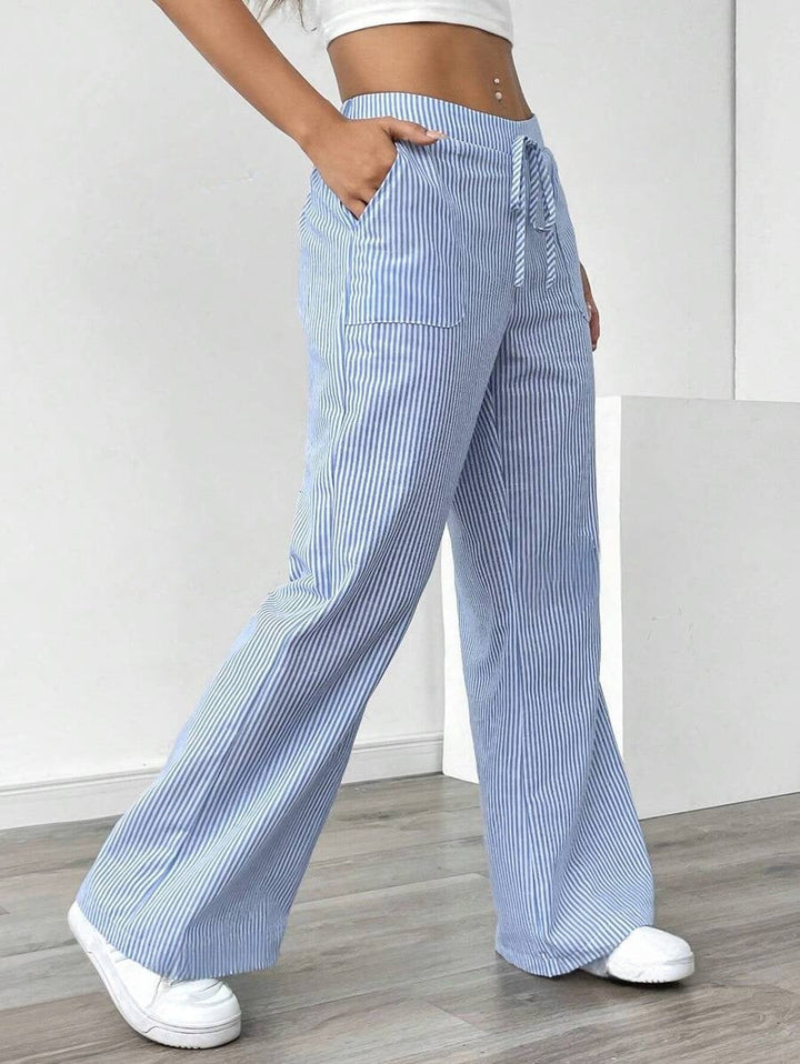 Noël | Pantalon large à rayures