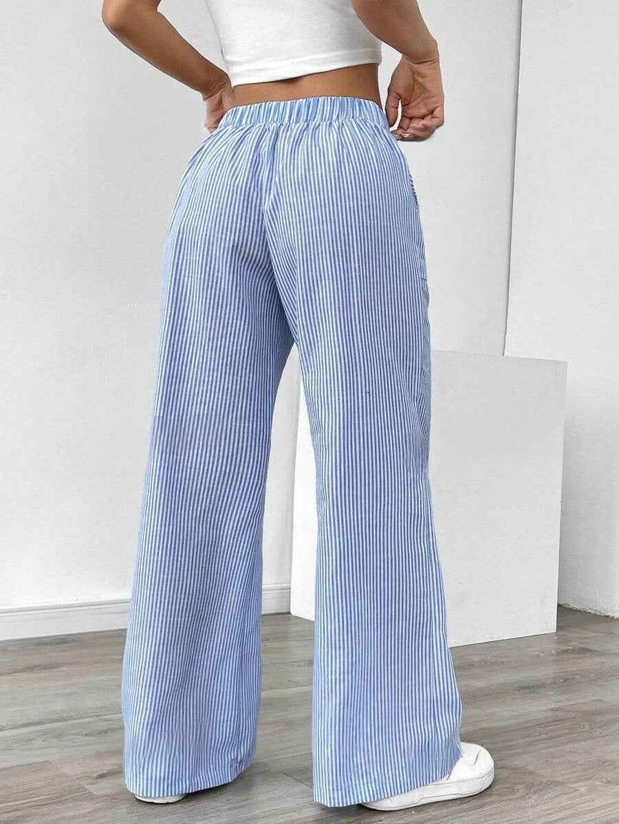 Noël | Pantalon large à rayures
