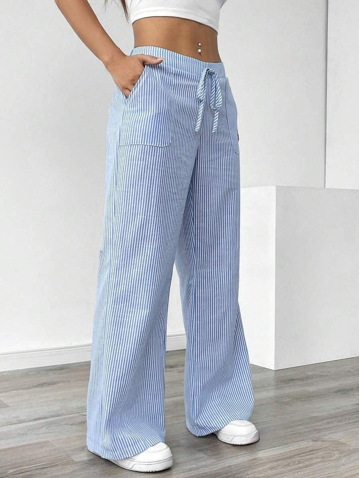 Noël | Pantalon large à rayures