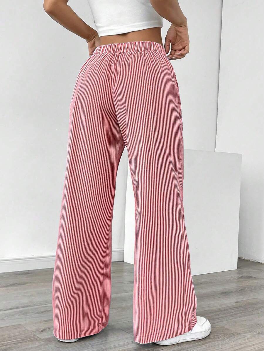 Noël | Pantalon large à rayures