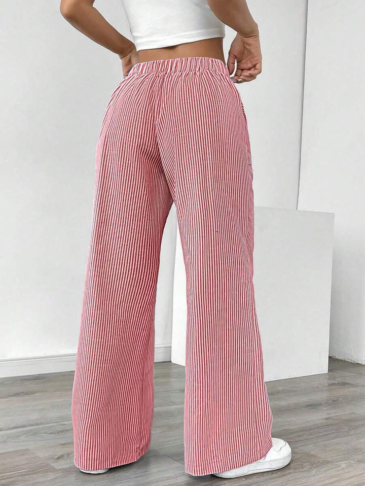 Noël | Pantalon large à rayures