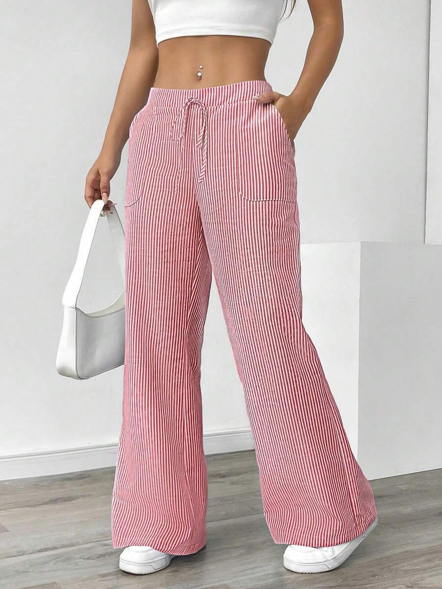 Noël | Pantalon large à rayures