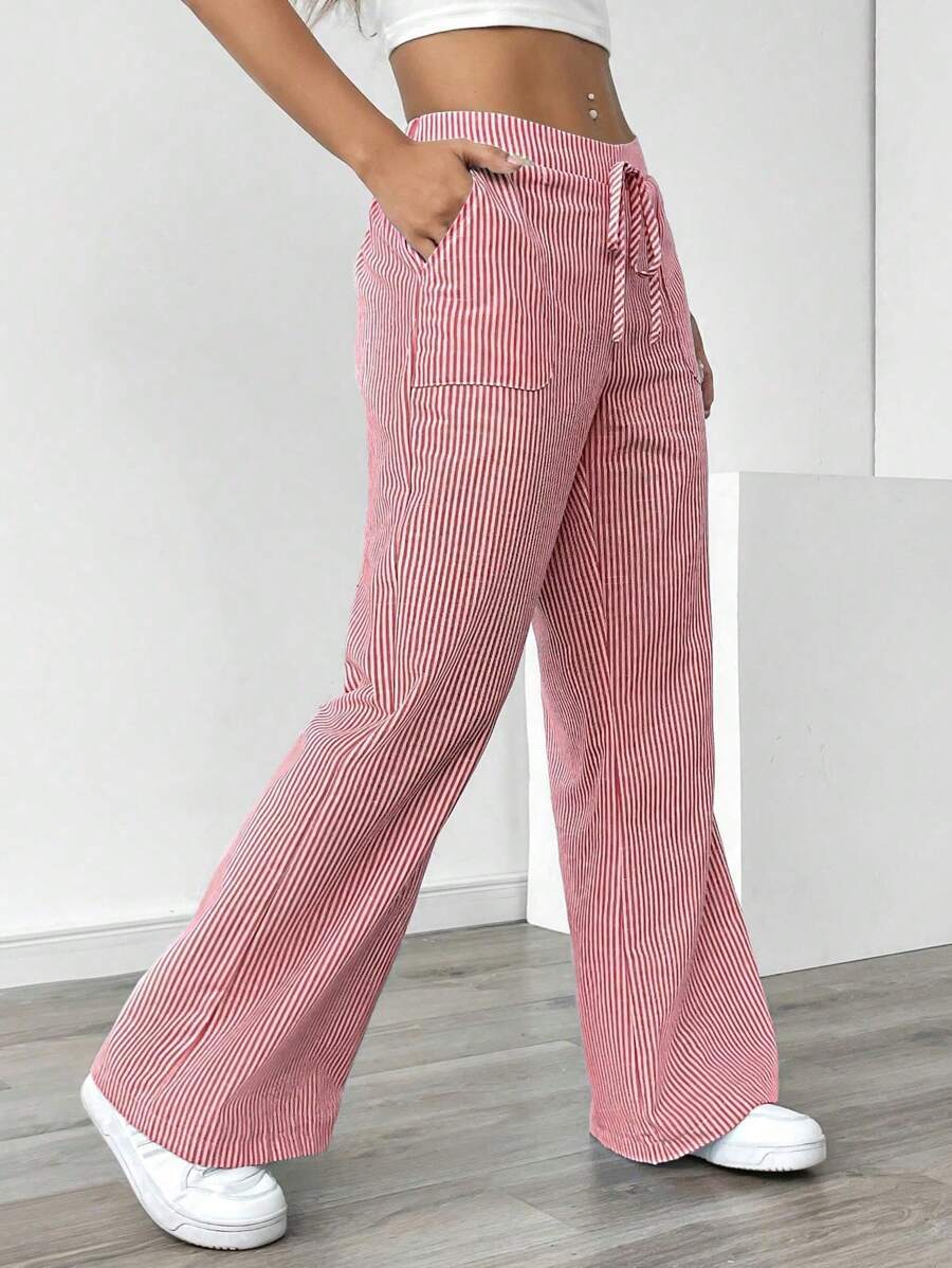 Noël | Pantalon large à rayures