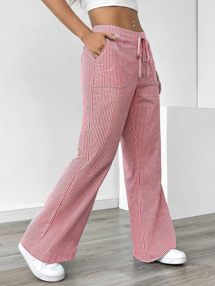 Noël | Pantalon large à rayures