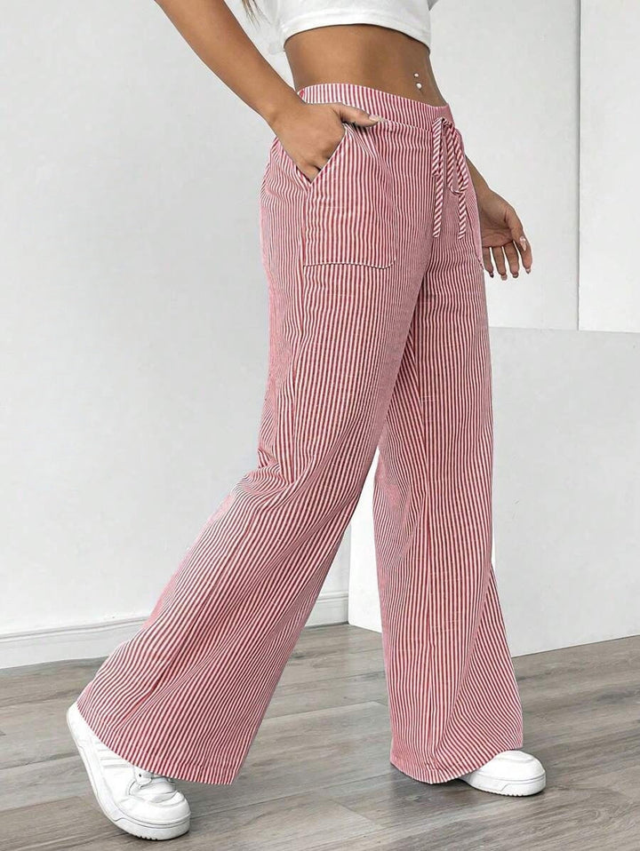 Noël | Pantalon large à rayures