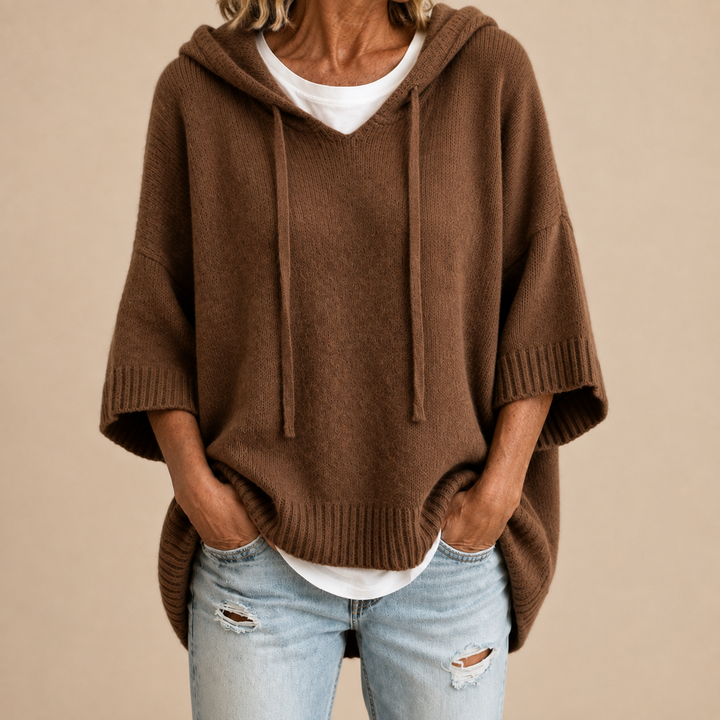 Mathilde | Pull à Capuche Douillet au Toucher Cachemire