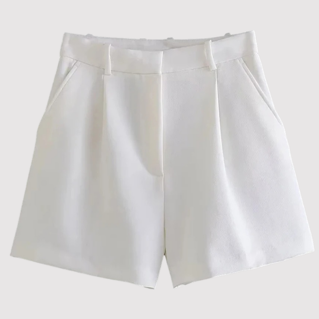 Amélie | Short Taille Haute à Plis