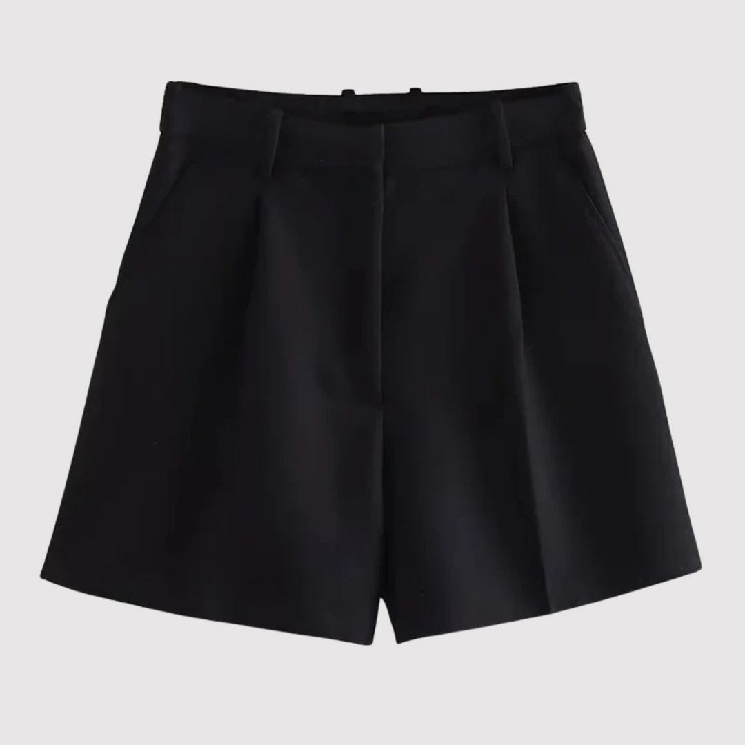 Amélie | Short Taille Haute à Plis