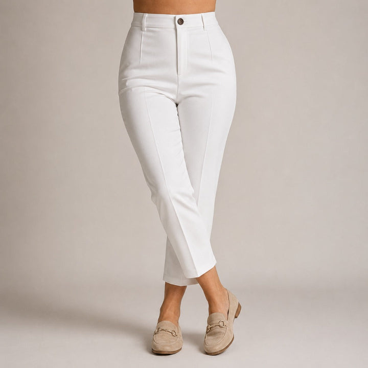 Louisa | Pantalon Ajusté Taille Haute