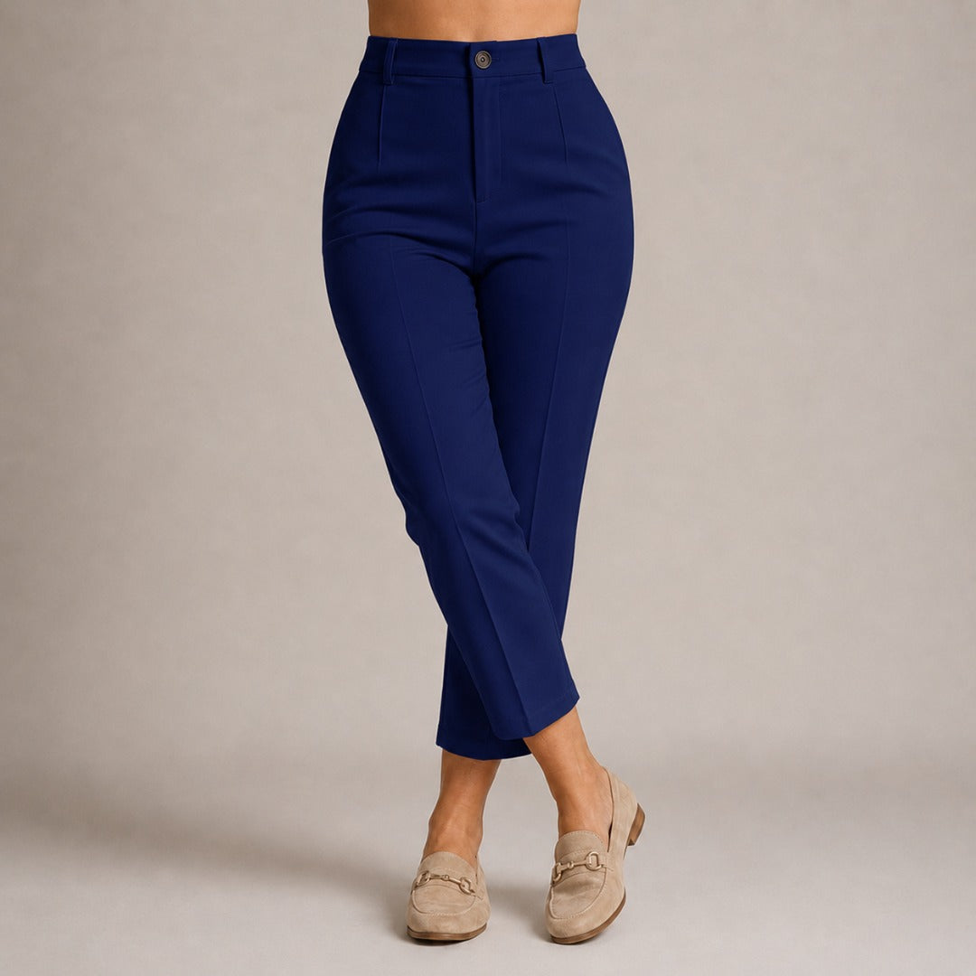 Louisa | Pantalon Ajusté Taille Haute