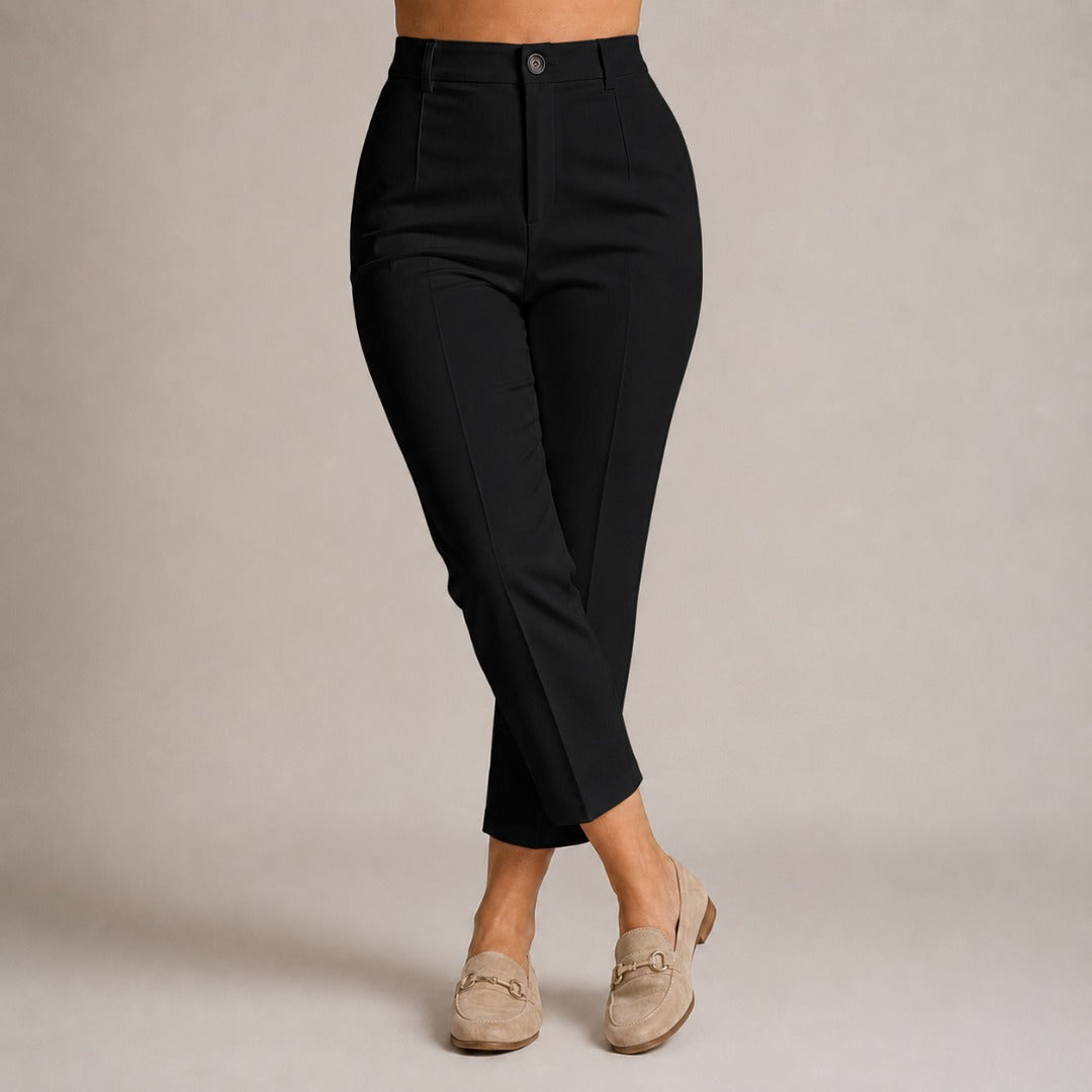 Louisa | Pantalon Ajusté Taille Haute