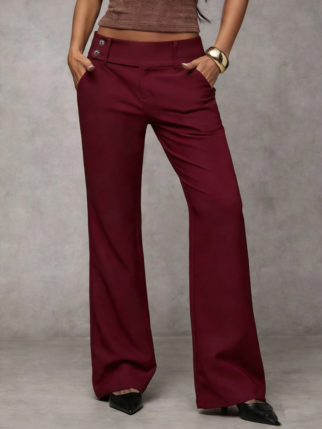 Inès | Pantalon large moderne et élégant
