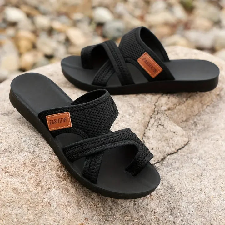 Sandales de correction Hallux Valgus Caroline en cuir raffiné