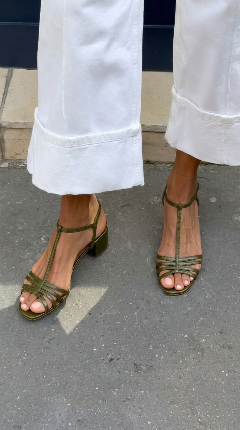Sandales Dorées Élégance Quotidienne | Maison Claire et Sylvie