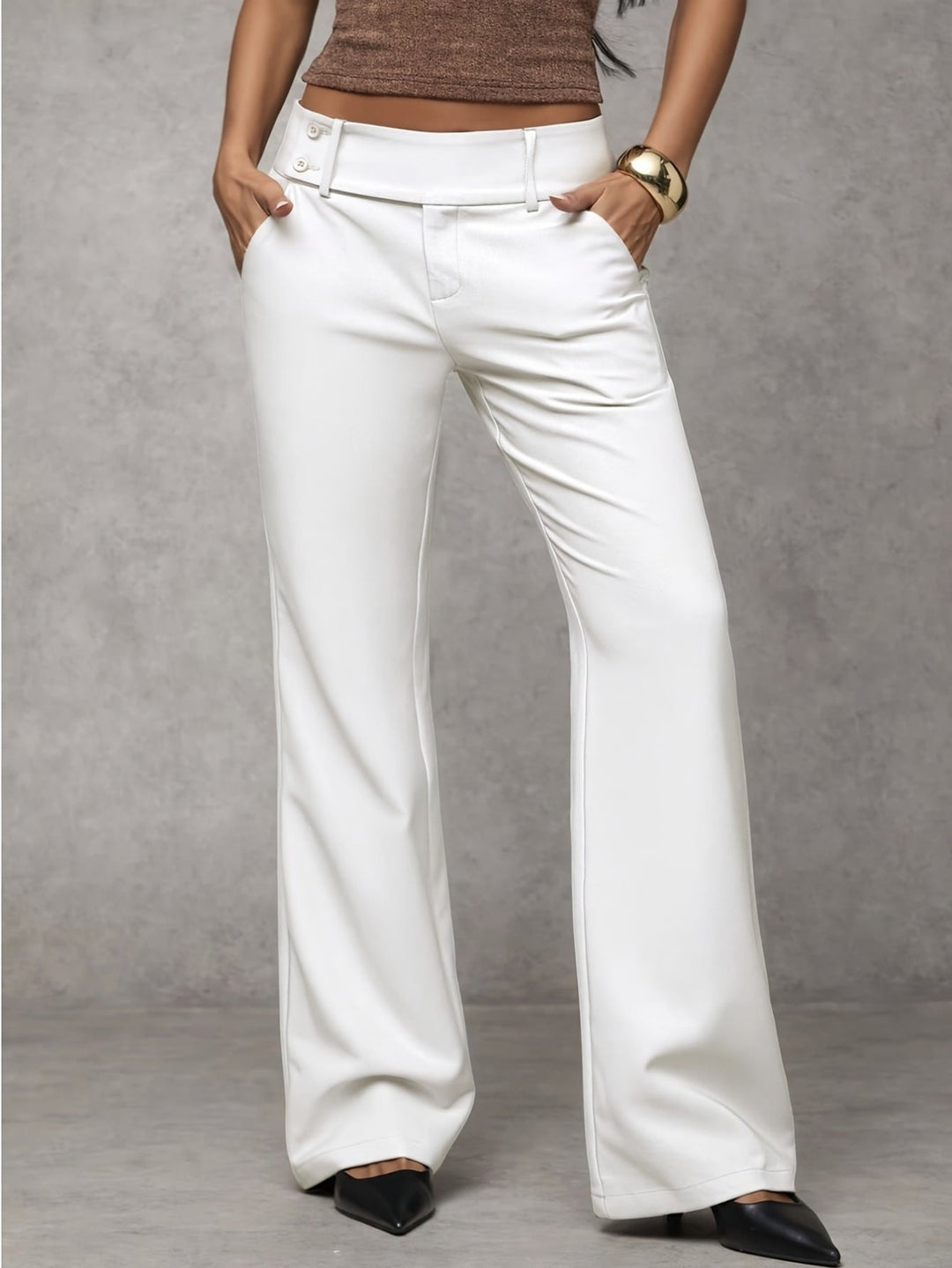 Inès | Pantalon large moderne et élégant
