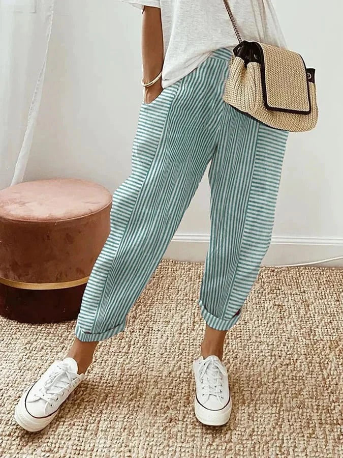 Rhea | Pantalon rayé