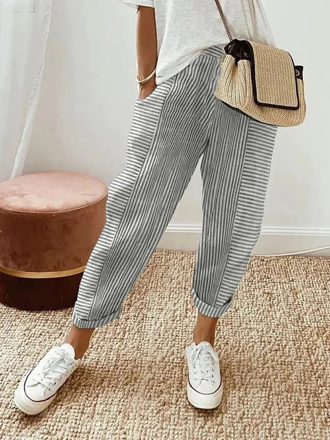 Rhea | Pantalon rayé