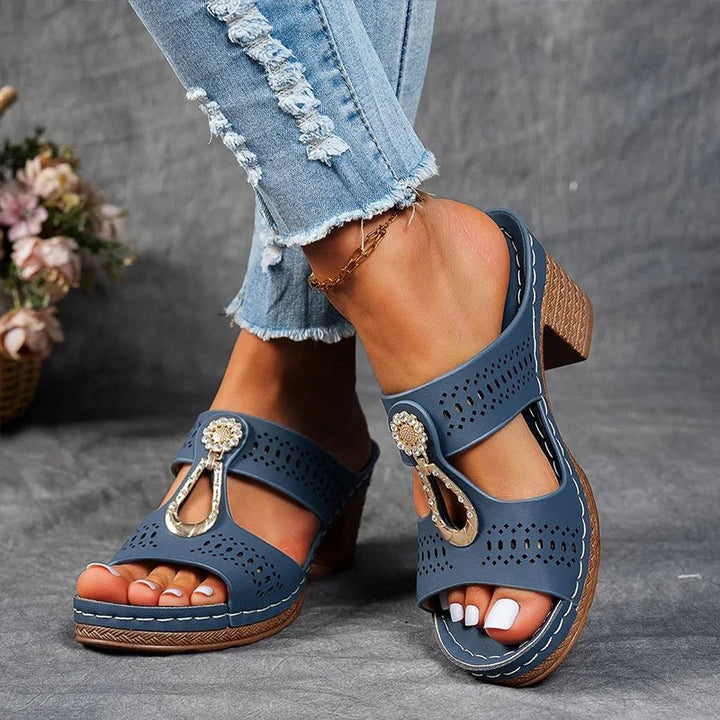 Sandales Orthopédiques Élégantes Nora - Confort et Chic intemporel