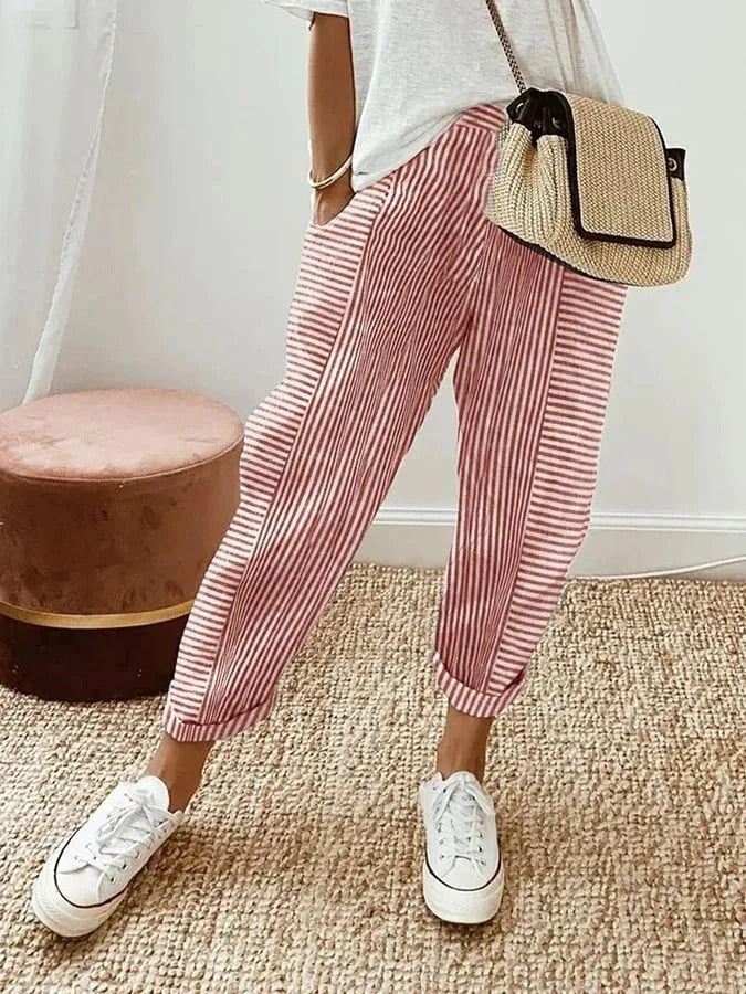 Rhea | Pantalon rayé