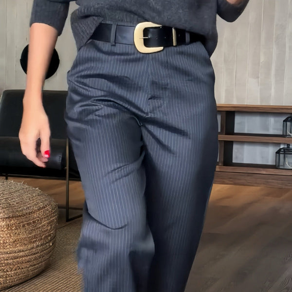 Élise | Pantalon rayé