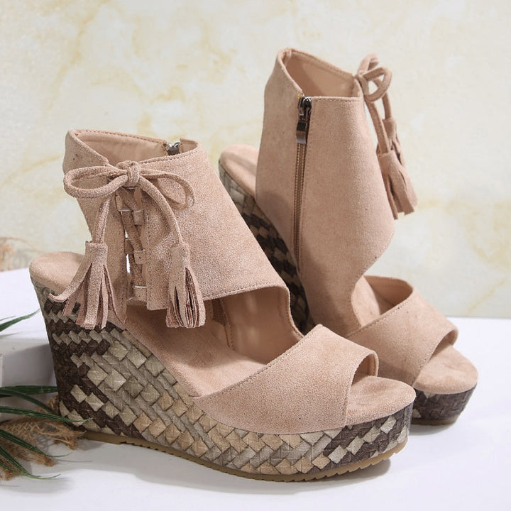 Sandales Marnie en cuir ergonomique – Élégance intemporelle chez Maison Claire et Sylvie